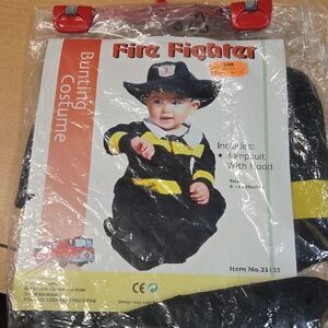 Fire Fighter Bunting Costume Tucano Brand Size Infant 0-12 Mths New